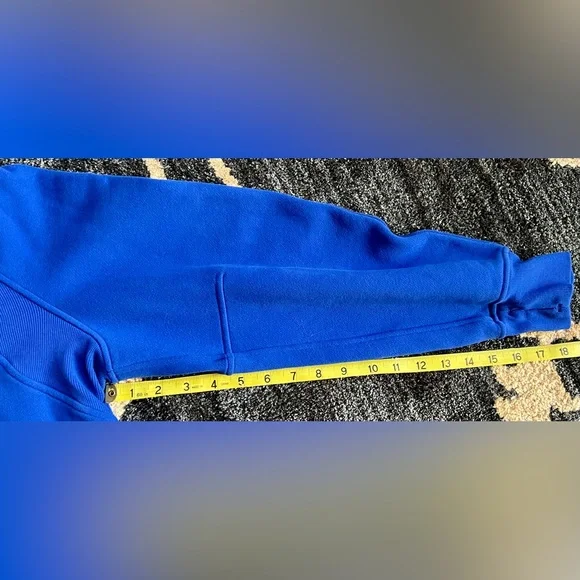 Lululemon University of Florida Women's Scuba Oversized 1/2 Zip Hoodie M/L Blue - Picture 9 of 9